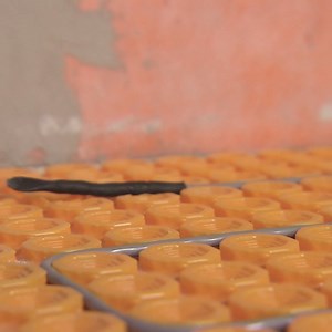 I’m the tiler of the Holmes family, so I love that stone and tile floors are especially known to keep their heat, meaning floor warming systems work more efficiently. If you’ve seen heated floors before, you’ll notice that you often see them installed in bathrooms, kitchens, and other rooms that have tile flooring. Schluter’s electric floor warming system includes uncoupling technology in their DITRA-HEAT line, which keeps your tiled floors and grout from cracking. I may love tiling but I don’t 