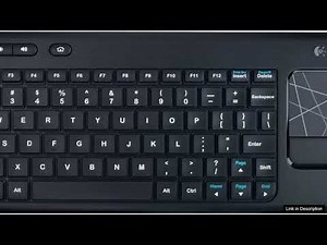 Logitech Wireless Touch Keyboard K400 with Built In Multi Touch Touchpad Review
