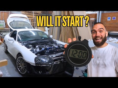 I Built a 2JZ at Home and Tried to Start It in 12 Hours