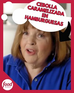 5.7K views · 130 reactions | ¡Cebolla caramelizada para un deleite sin igual! La receta de hamburguesas de Cocinando Con Ina Garten lleva el sabor a otro nivel. Disfruta el contenido de Discovery en MAX. Suscríbete ahora: <https://dub.sh/MAX-FoodNetworkLA> | Food Network Latinoamérica | Facebook