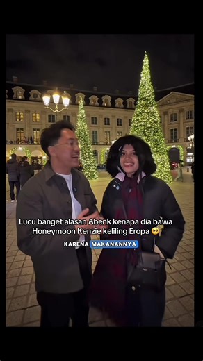 Keceriaan Abenk dan Kenzie Saat Honeymoon di Eropa