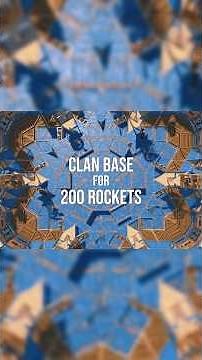 CLAN BASE for 200+ ROCKETS with 7 WALLS [rust base design]