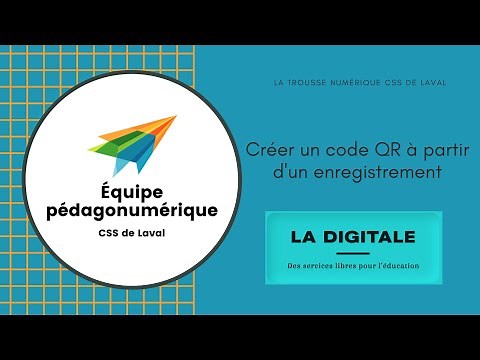 Créer un code QR à partir d'un enregistrement audio avec ladigitale.dev