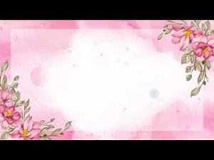 Free Pink Flower Animated Background | HD & 4K Quality for your project
