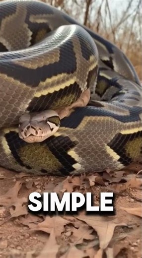 How to survive a constrictor attack #survival #python #wildlife