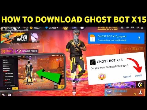 🔥 FREE FIRE GHOST BOT V15 + X15 PASSWORD 🔑 2025 | FULL TEST & DOWNLOAD (Evilarmygamers)
