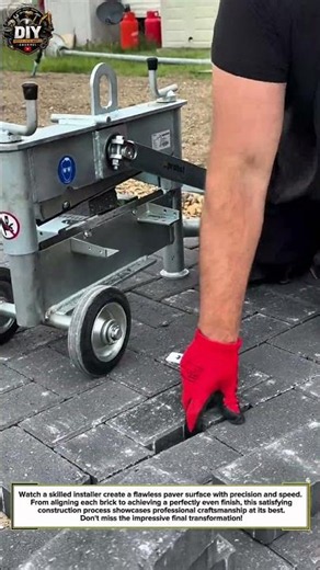 Perfect Paver Installation Skills #satisfyingvideos