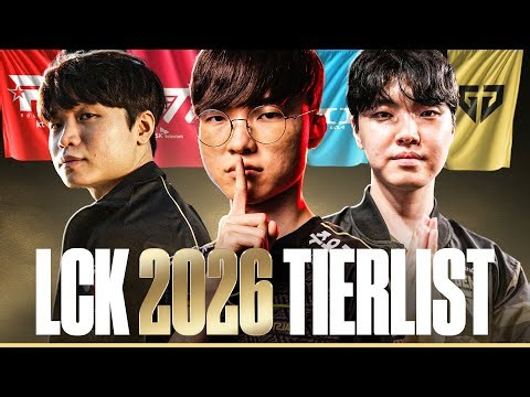 LCK 2026 TIERLIST & CHANNEL UPDATES