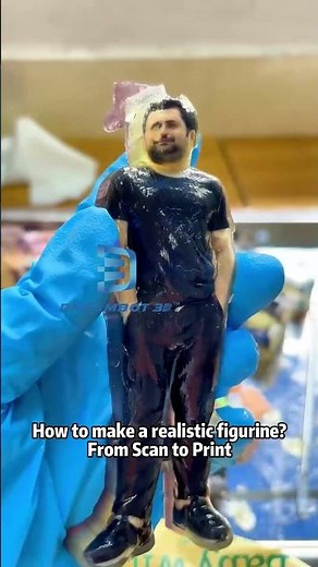 How To Make A Realistic Figurine? 3D Scanner & Printer