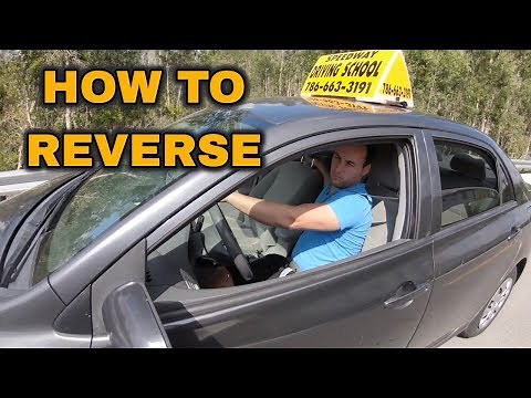 HOW TO REVERSE CAR FOR BEGINNERS (Driving lessons to pass the Road Test)
