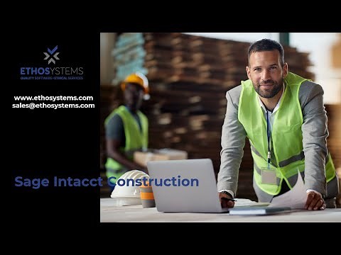 Sage Intacct Construction Product Demonstration