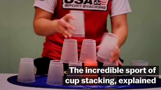545K views · 136 reactions | Sport stacking, cup stacking, speed stacking — whatever you call it, this sport is mesmerizing to watch. Here's how it works. | Vox | Facebook