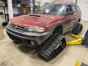 Installing Camso tracks on a Subaru Outback!