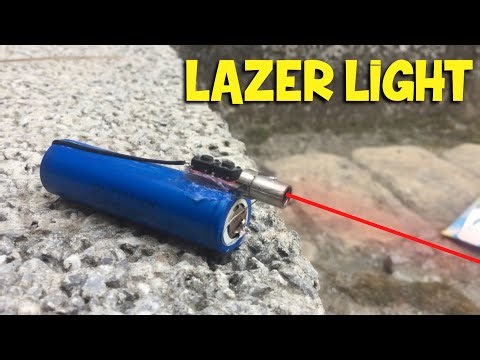 How to Make Laser Light, Homemade Powerful Laser light / Simple DIY Laser