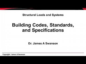 Building Codes, Standards, and Specifications