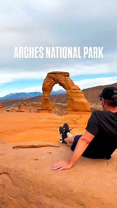 Delicate Arch. A look at the hike and a bit of history. I took a road trip to Moab, Utah under smoke-filled skies to hike to see Delicate Arch. This was on my bucket list for a long time. #archesnationalpark #travel #utah | Colorado Kage