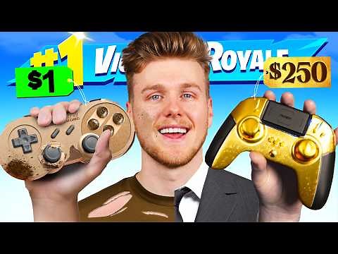 $1 VS $250 Controller! - Fortnite