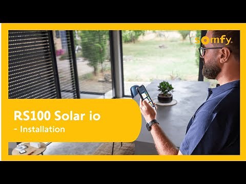 RS100 Solar io – Installation | Somfy