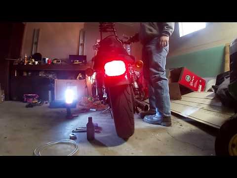 Harley Rear Brake Switch Replacement & Bleeding