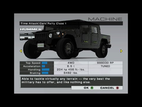 R: Racing Evolution (Xbox) - Hummer H1 Gameplay