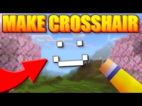How To Make Completely CUSTOM CROSSHAIRS For Minecraft!! - Minecraft Bedrock (Full Tutorial!)