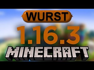 How to Download and Install Wurst Client for Minecraft 1.16.3!