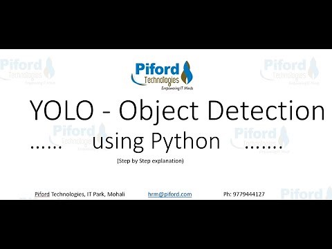 YOLO - Object Detection Using Python