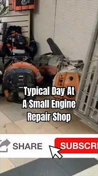 Behind The Scenes! A Typical Day at a Small Engine Repair Shop!
