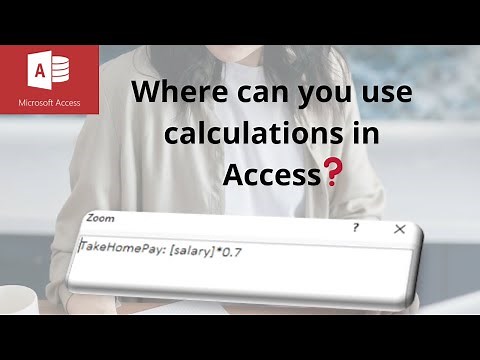 Calculations in Microsoft Access? Table, Query, Form and Reports