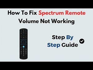How to Fix Spectrum Remote Volume Not Working | Easy Audio Control & TV Sync Troubleshooting