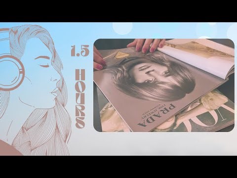 Quiet Pages | 90 Minutes of Magazine & Crinkly Page Turning ASMR | No Talking