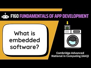 Embedded Software | 1.3.2 | Fundamentals of Application Development | Unit F160