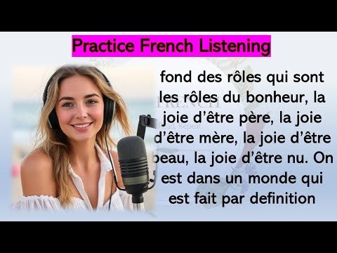 EP-03: Level B2 | French Listening Practice | Radio Interview | La Plage