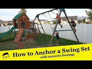 How to Anchor a Swing Set