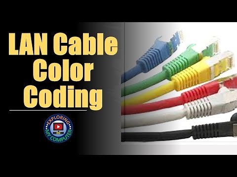 LAN Cable color coding | Ethernet cable color code | UTP cable color code | RJ45 crimping color code