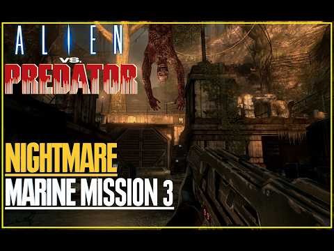 Aliens vs. Predator (2010) - Marine Mission 3 - Jungle - Nightmare