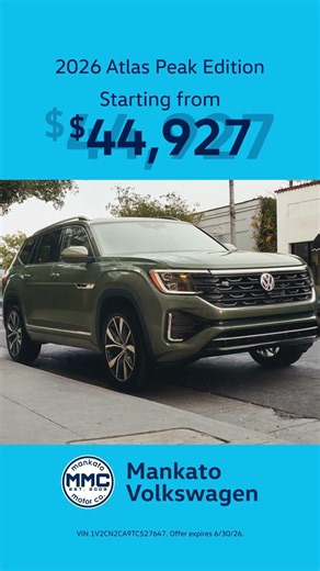 Mankato Motors Volkswagen Lease June 2026