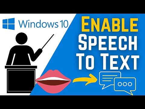 How To Use Speech To Text In Windows 10 | Speech To Text Translator