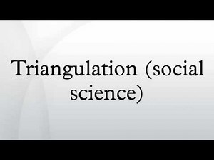 Triangulation (social science)