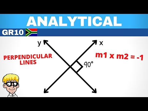 Analytical Geometry Grade 10: Perpendicular Lines
