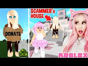 I SPENT 24 HOURS IN A SCAMMER'S MANSION AND SHE HAD NO IDEA... Roblox Scammers