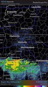 Good morning Middle TN. Showers and thunderstorms return today. Radar shows storms moving across our TN/AL border this morning. These storms will continue to track NE through the morning. | US National Weather Service Nashville Tennessee