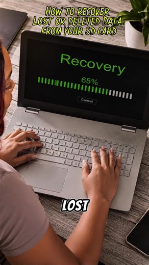 How to recover Lost or deleted Data from your SD card Link in bio. #Wondershare #Recoverit #DataRecovery #DataPrivacyMatters #ProtectYourPrivacy