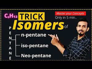Isomers of pentane class 10 | n pentane isopentane neopentane