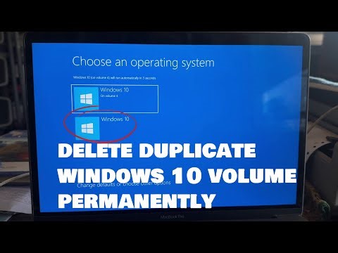 How to Delete Duplicate Windows 10 Volume Permanently!