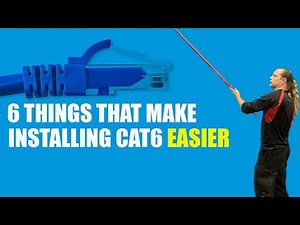 Install Cat6/Ethernet Better and Faster - 6 Things You Can Use Right Now