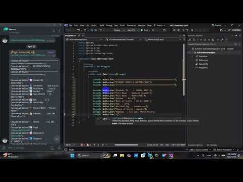 GET START C# NET Create Project