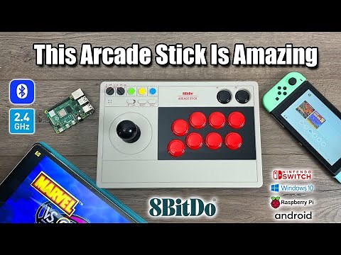 This Wireless Arcade Stick Is Amazing! Switch, PC, Android, Raspberry Pi