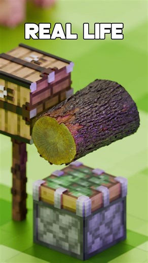 Minecraft vs Real Life 3D Simulation #2 #blender #3danimation