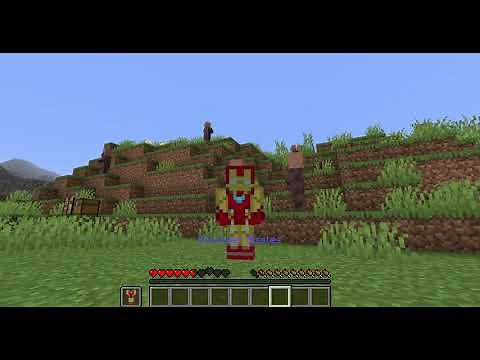Iron Man Mod Endgame Mark 85 in Minecraft(Emfiks Worlds)